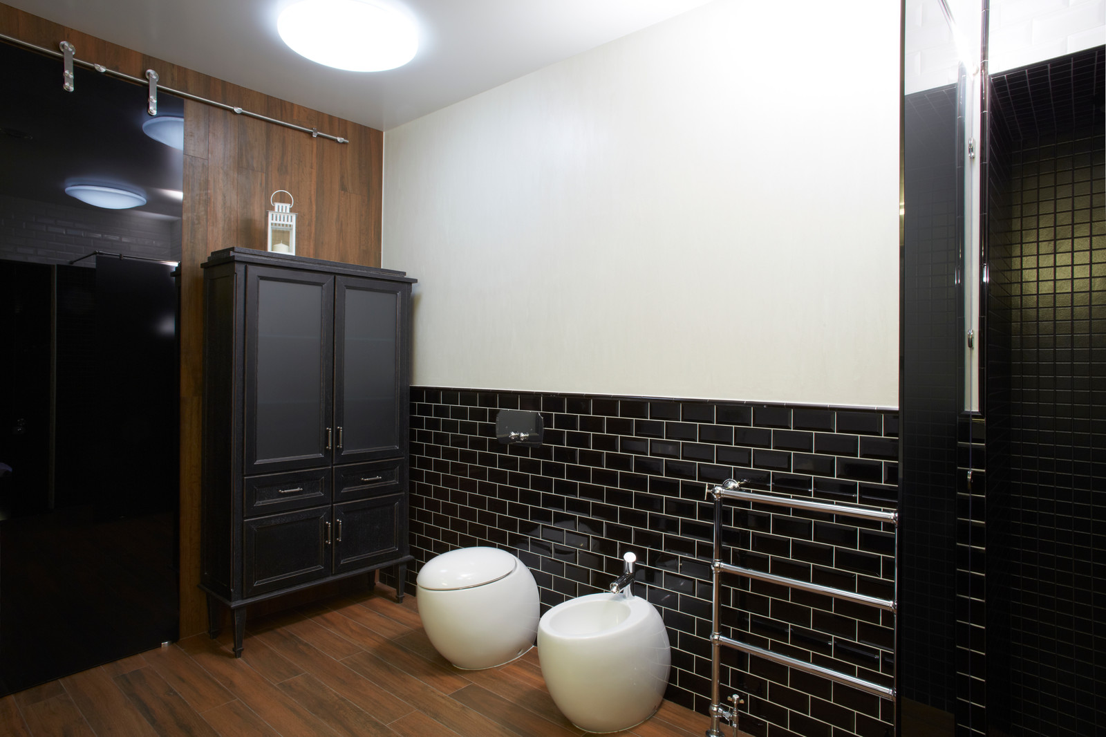 Эклектичная квартира в высотке на Котельнической набережной