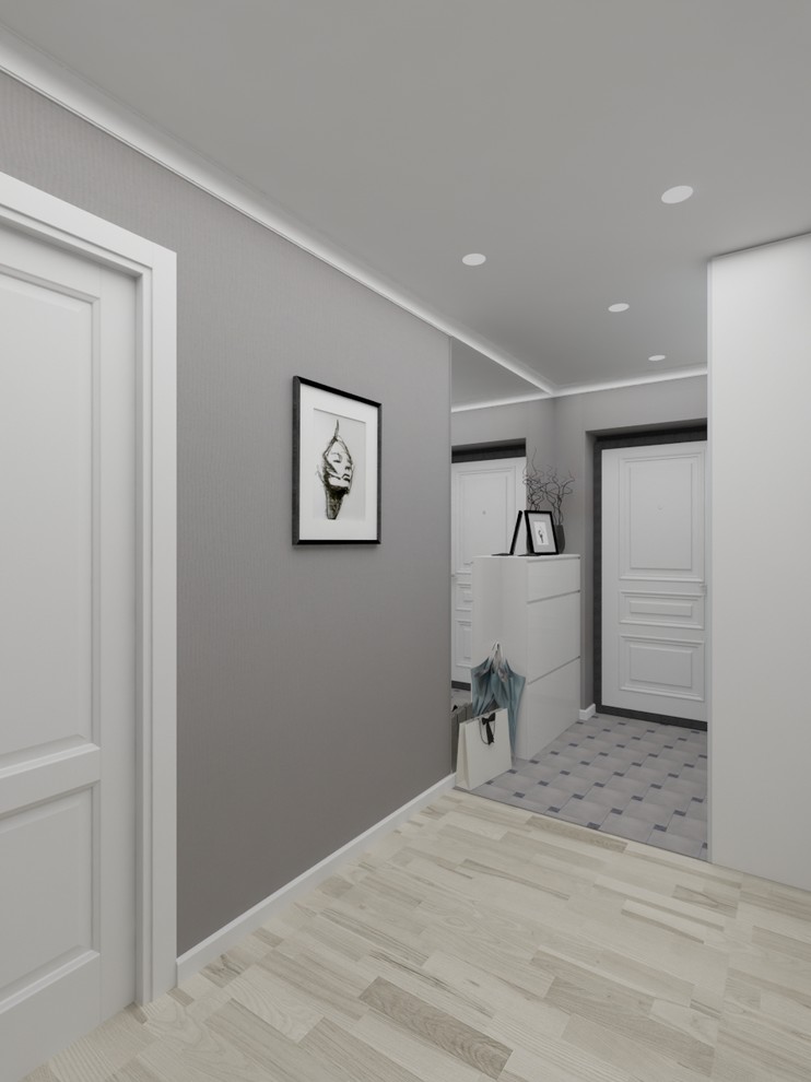 Обложка проекта: Коридор в серых тонах