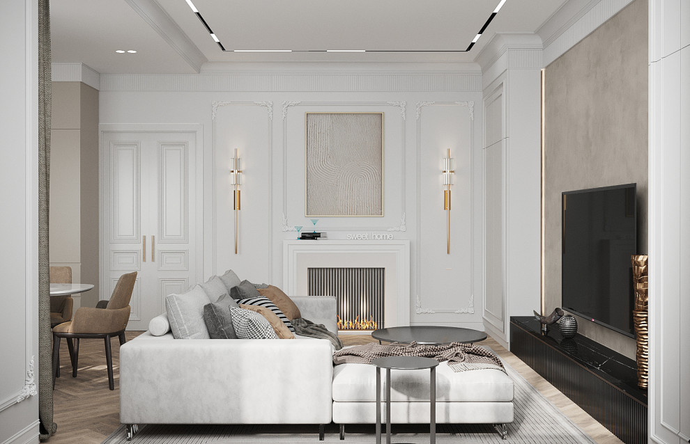 Квартира с камином