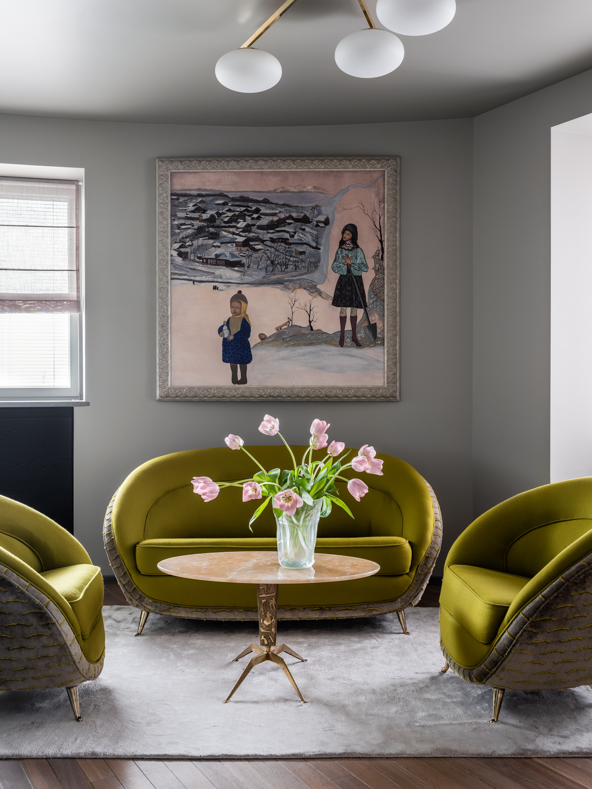 ПОЛУКРУГЛАЯ КВАРТИРА В ДОМЕ 1933 ГОДА