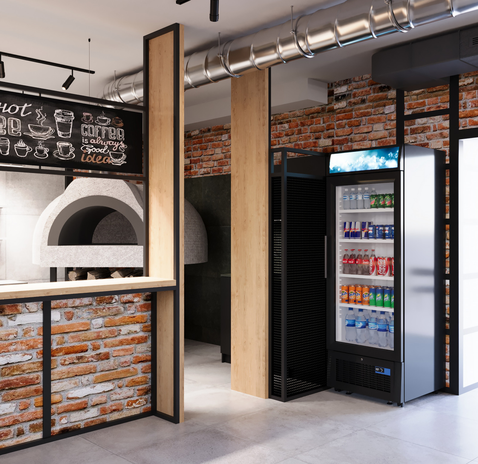 Пиццерия "Станция 9/1" с летней верандой в Томске