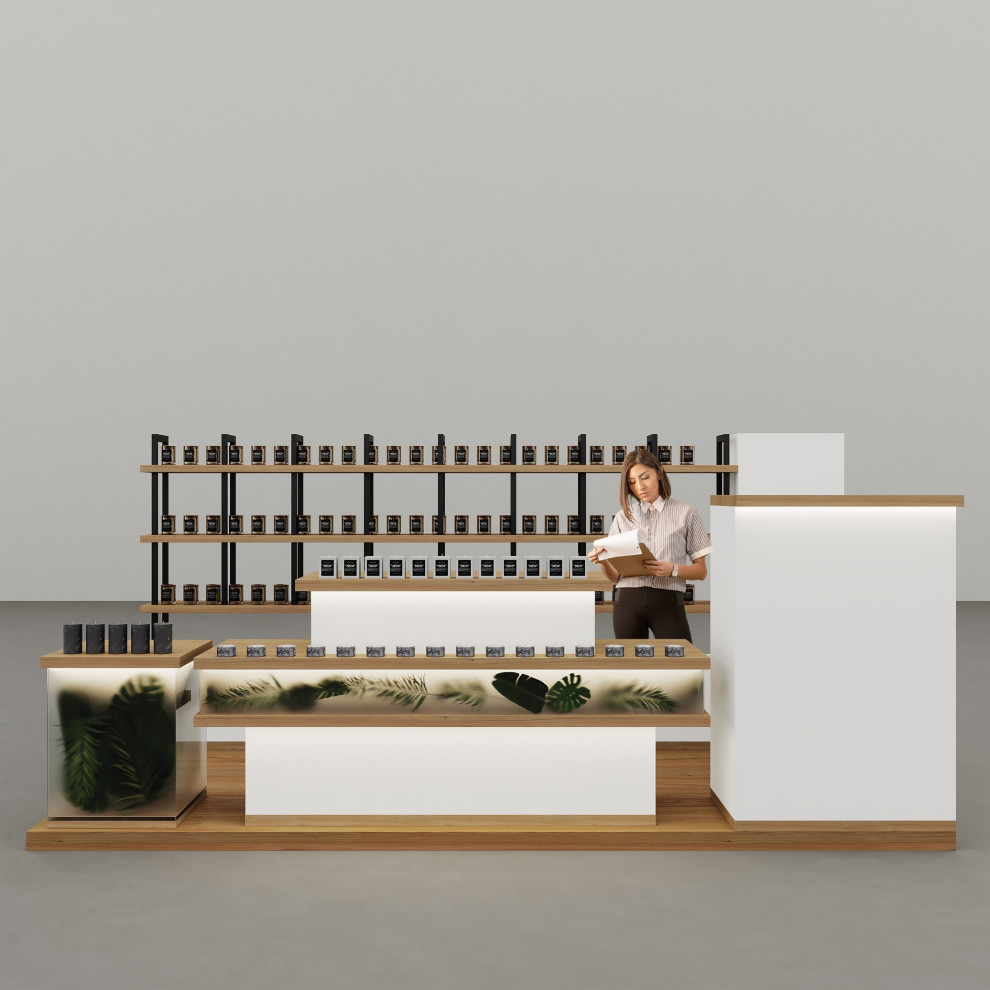 Обложка проекта: Дизайн-проект торгового островка для бренда свечей Banka_home