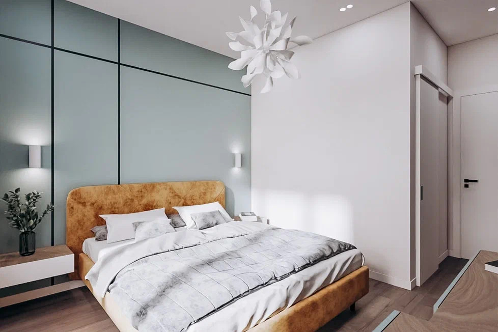 Планировка 3-х комнатной квартиры в современном стиле