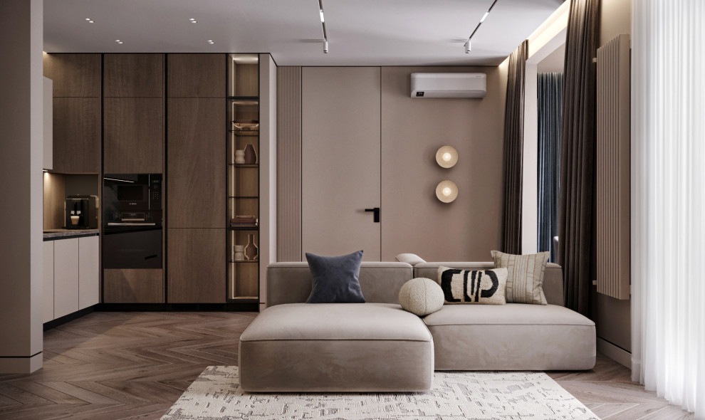 Проект трехкомнатная квартира 115 м²