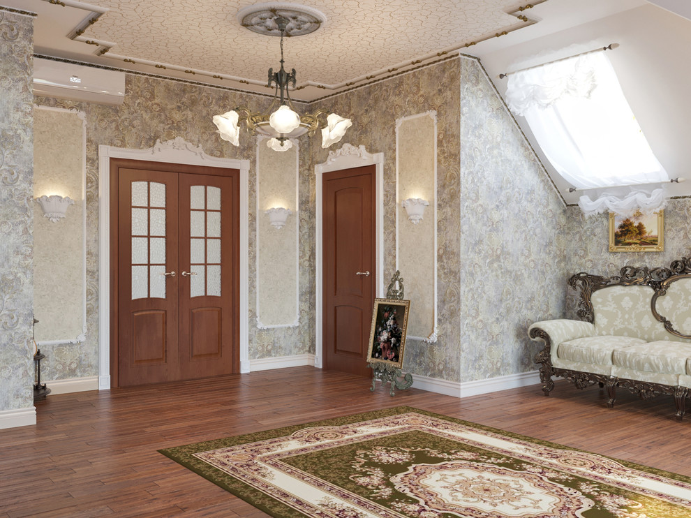 Классическая гостиная и кабинет в с.Ямном для семейной пары.