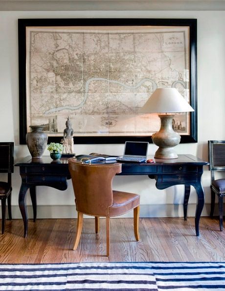 Карты в интерьере