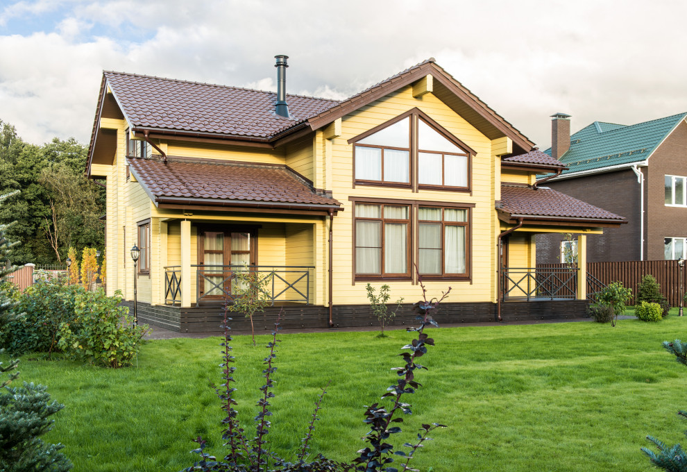 Обложка проекта: Дом из клееного бруса К-244-1