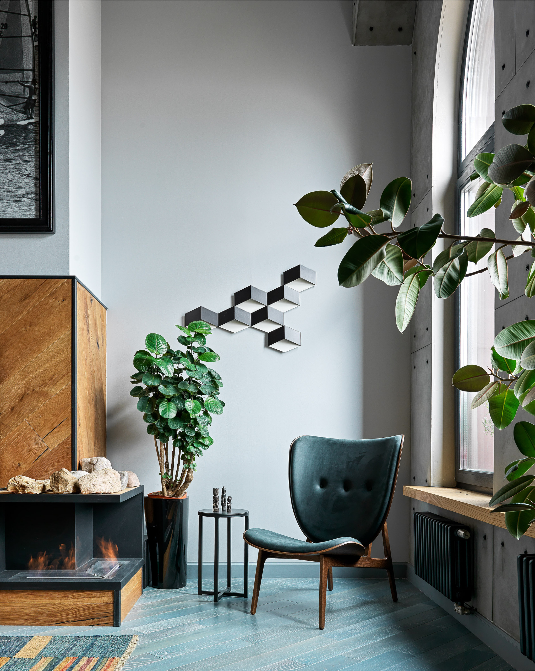 Houzz тур: Квартира с готическими окнами