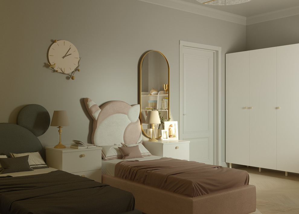 Обложка проекта: Детская комната для двоих детей разных возрастов