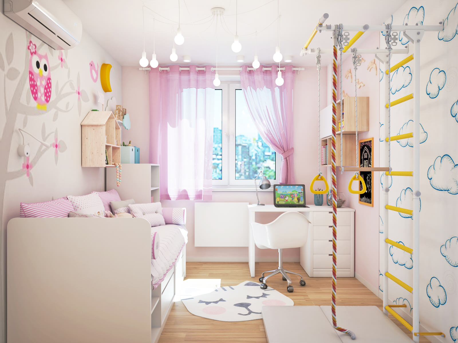 Солнечное утро в трёшке на Северо-Западе Москвы.