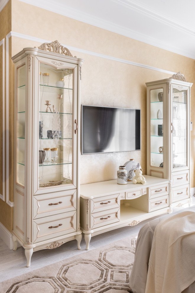 Гипсовая лепнина Аврора в проекте дизайфнера Маргариты Мельниковой