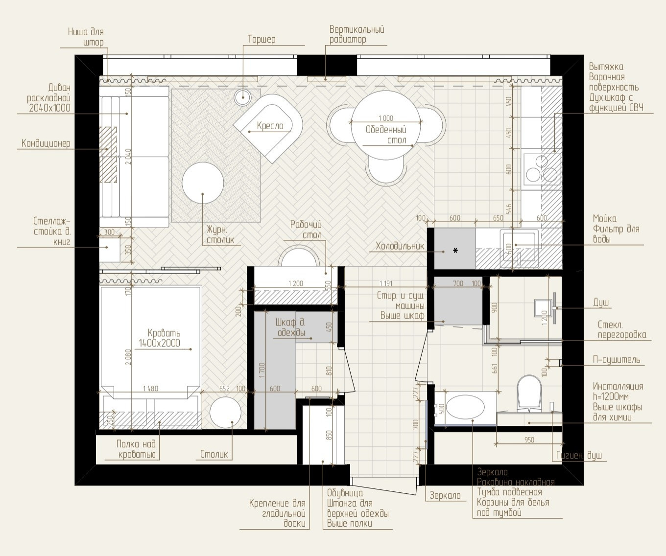 Студия 34 кв.м., г.Москва ЖК Ривер Парк