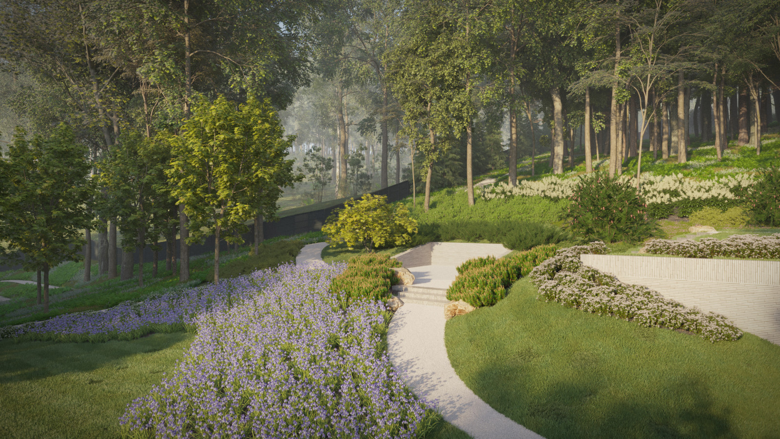 Сад на склоне. 5 Га 2020 г