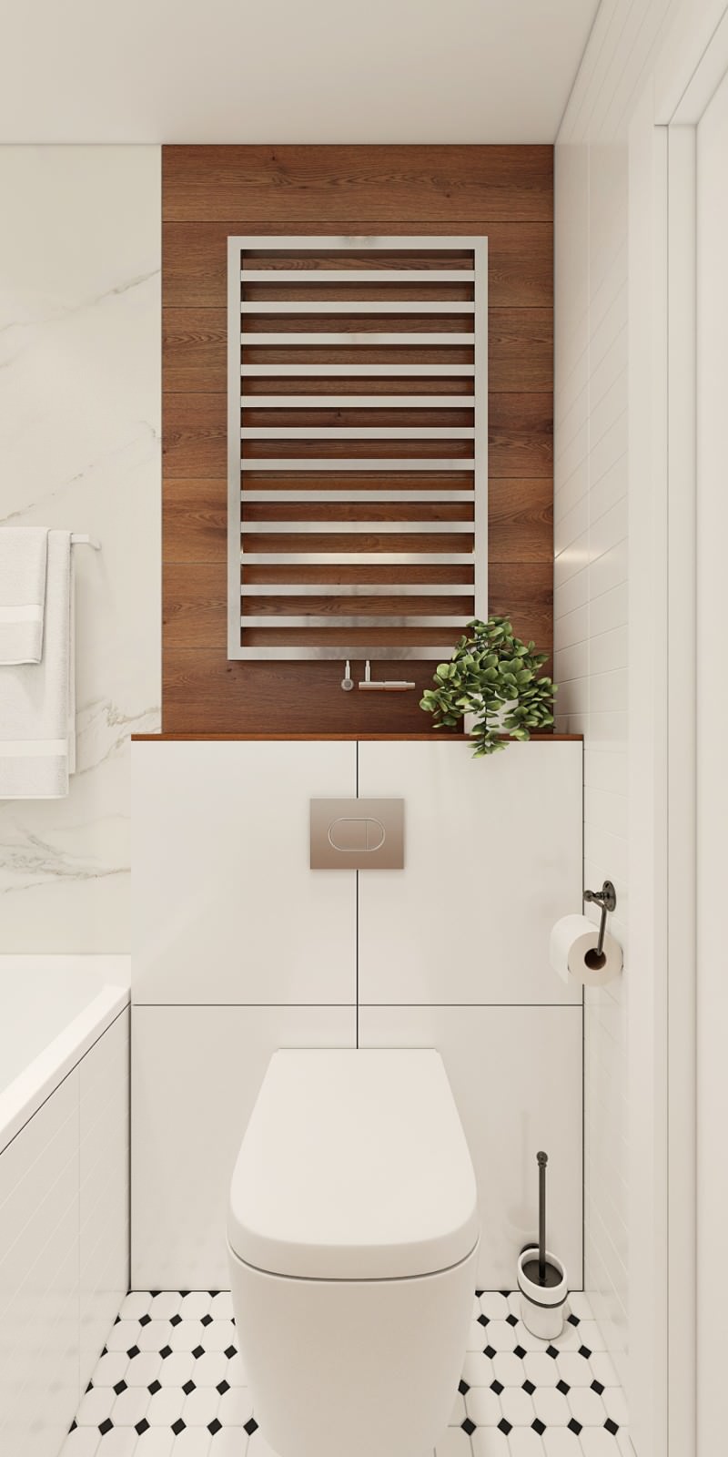 Интерьер квартиры 70 кв.м. для семьи с двумя детьми