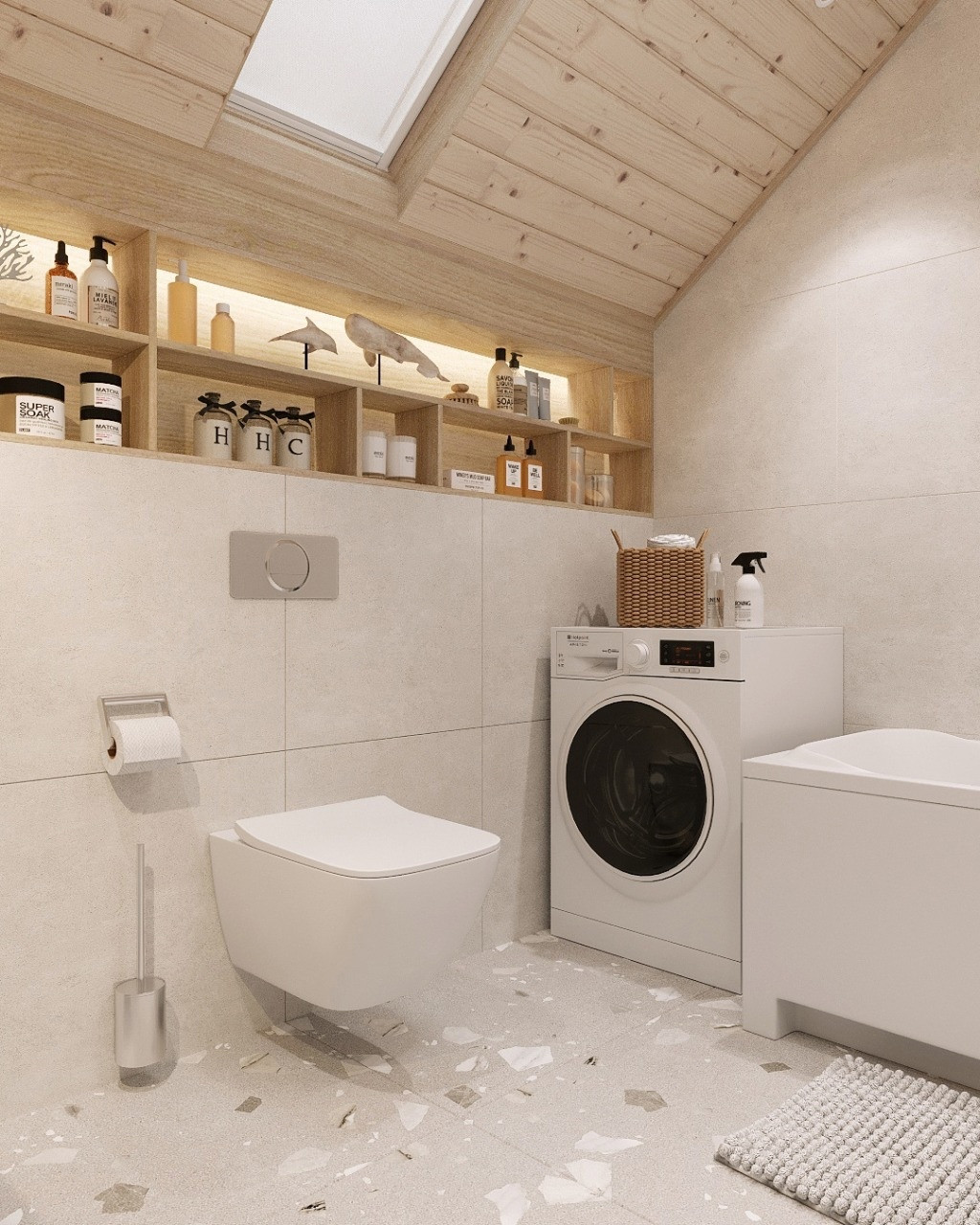 п.Родной_Санузлы 1 и 2 этаж