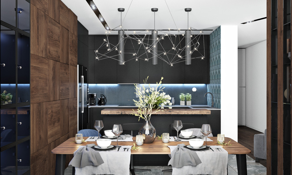 Брутальный и уютный интерьер