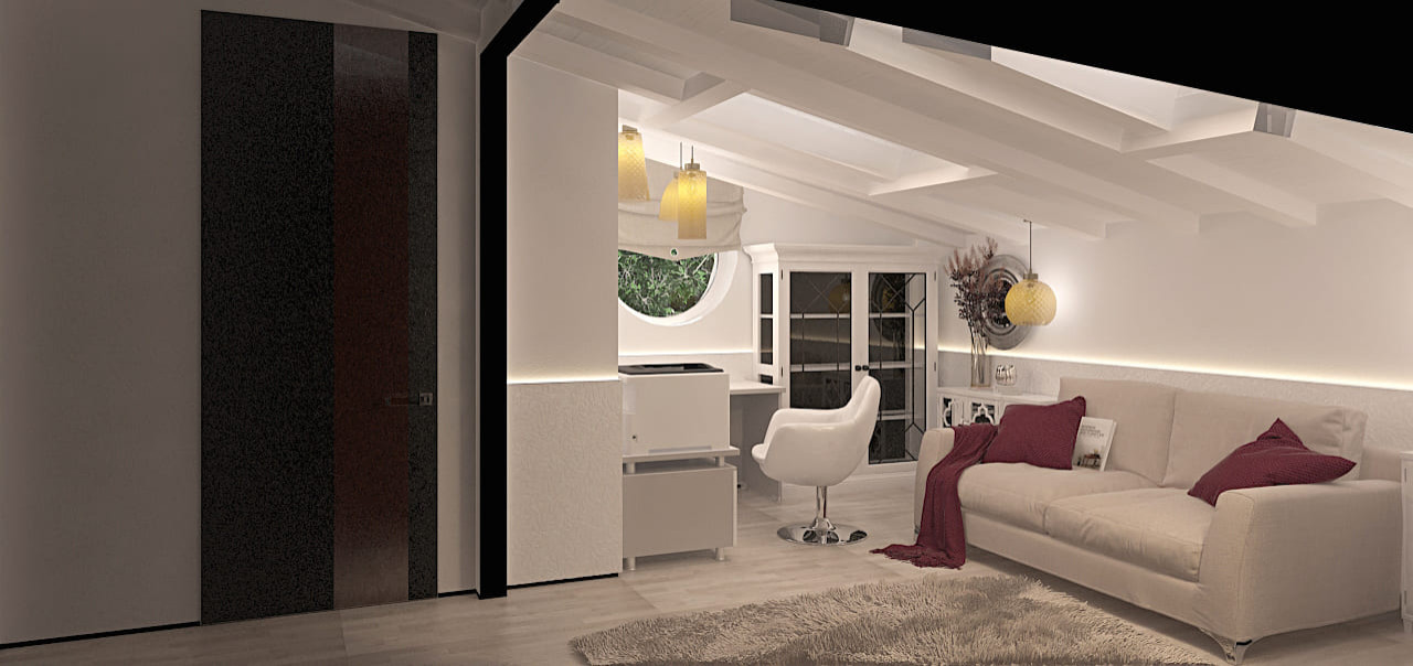 Двухэтажная квартира. Милан, Италия