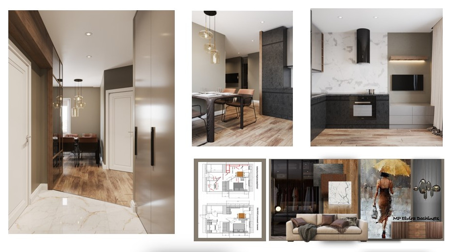 Обложка проекта: Для стильной вумэн, 38 метров в Санкт-Петербурге