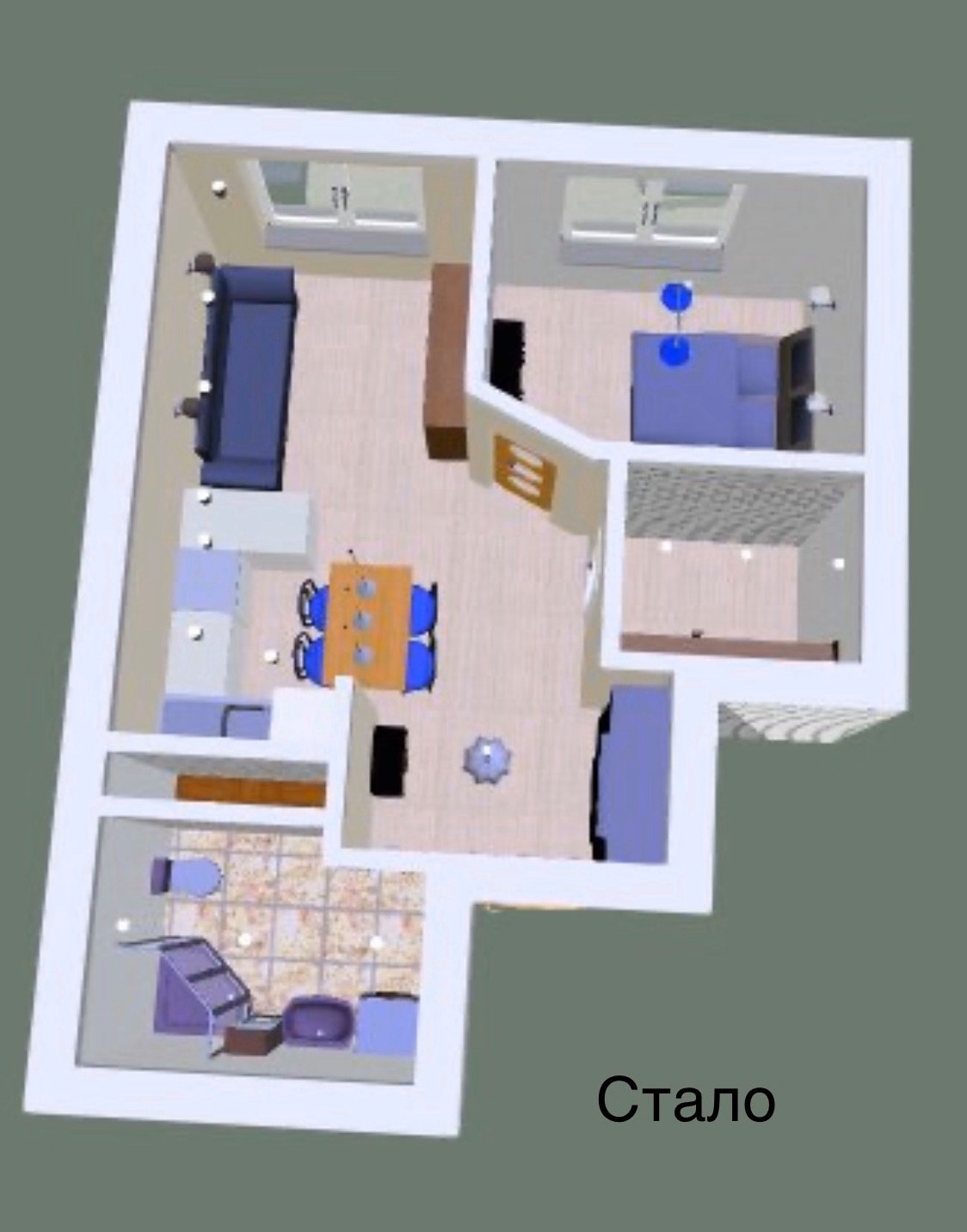 Обложка проекта: Реализованный проект однокомнатной квартиры ЖК ВЛюблино