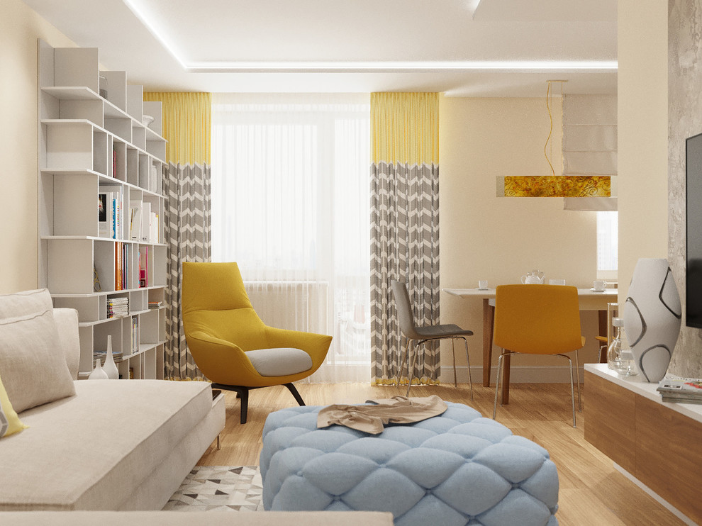 Мягкий и теплый интерьер.