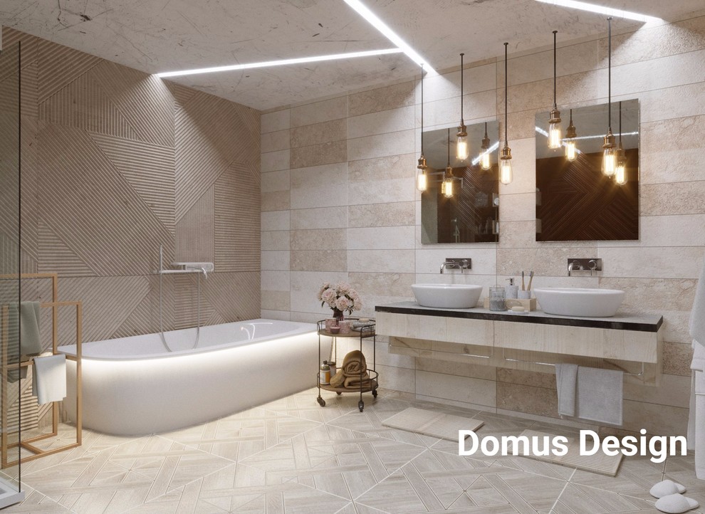 Обложка проекта: Ванная комната в загородном доме в Пушкине