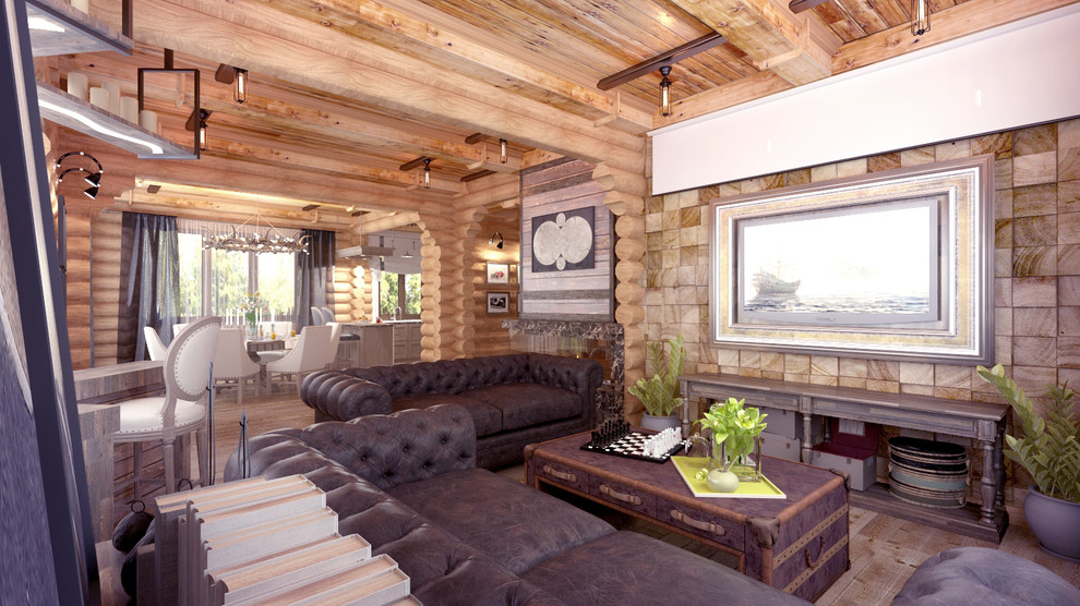 Лесной домик в стиле кантри