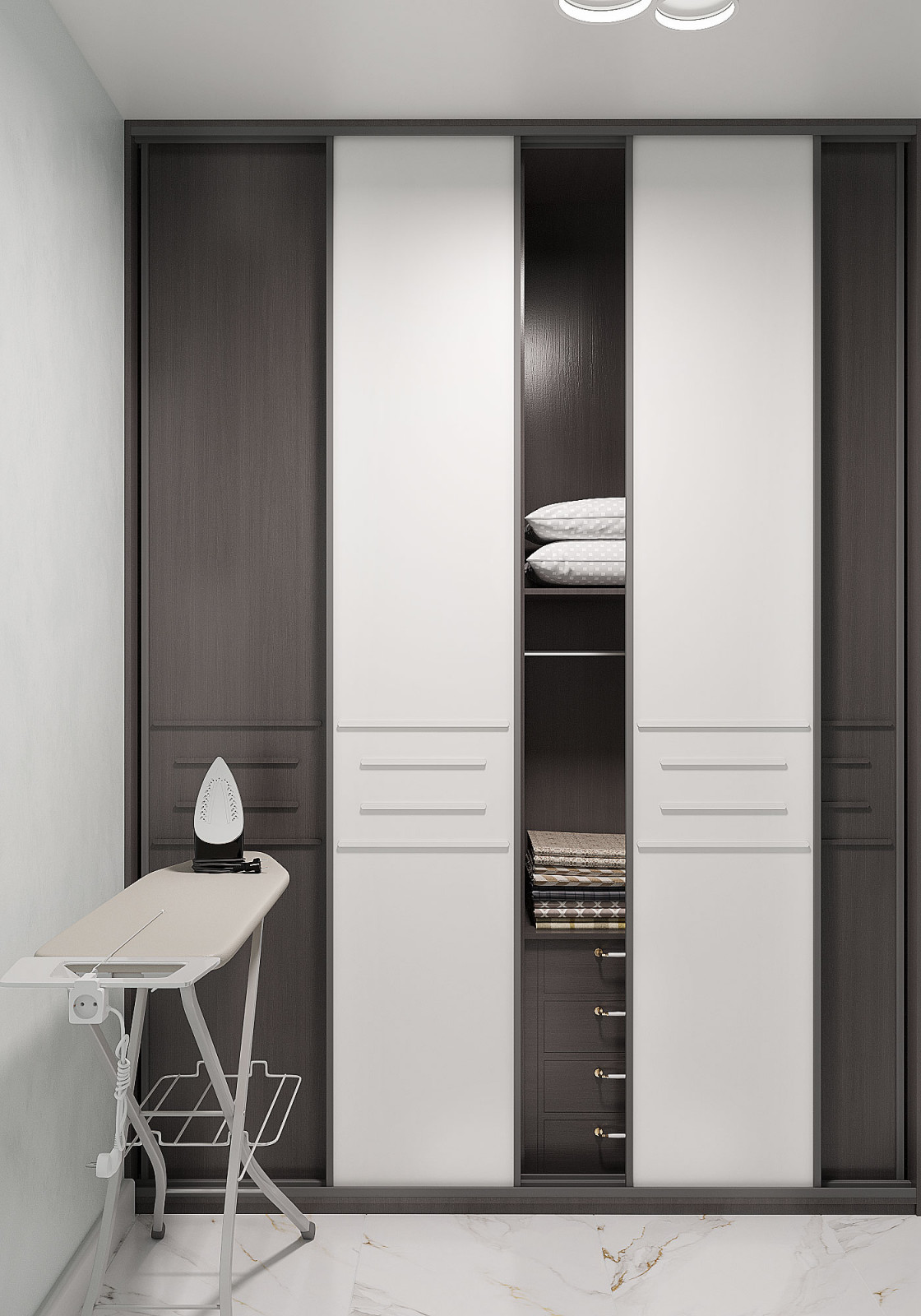 Дом с сеткой между первым этажом и вторым светом в Якутске.