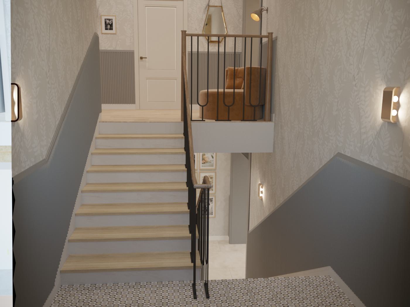 Дом с теплой, семейной атмосферой. 1 этаж