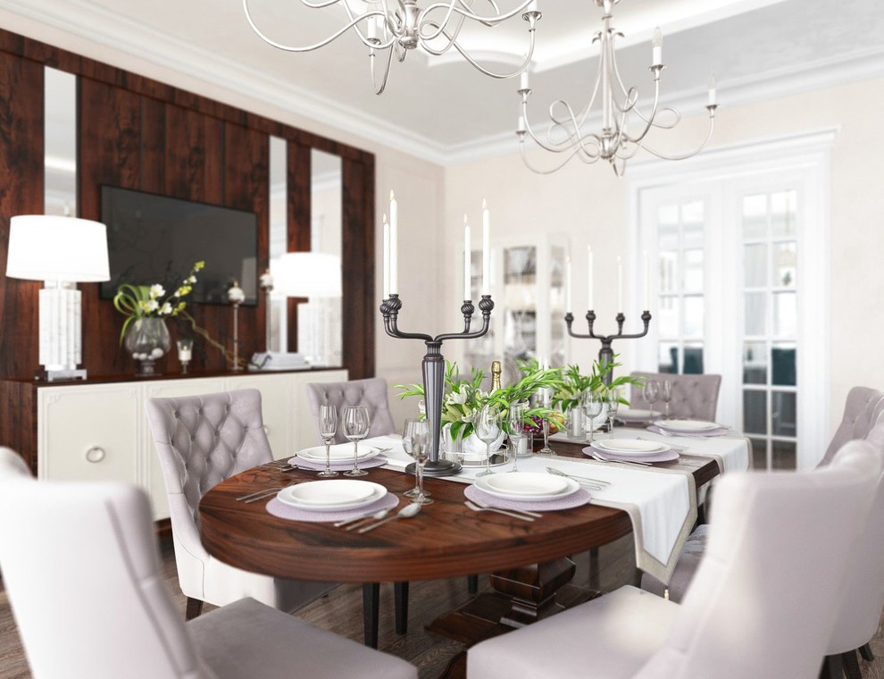 Обложка проекта: Столовая в Неоклассике