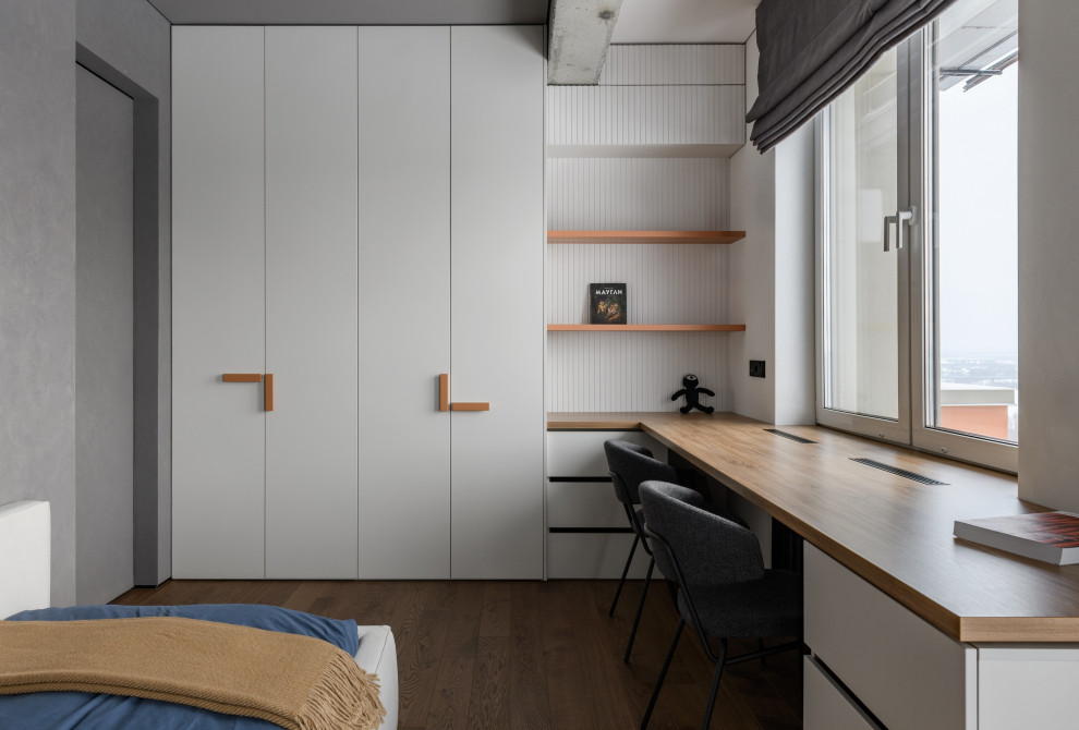 Брутальная трехкомнатная квартира 90 кв.м. с видом на реку