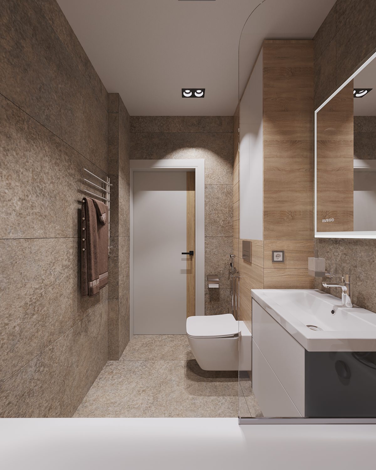 Квартира с элементами лофт и скандинавского стиля