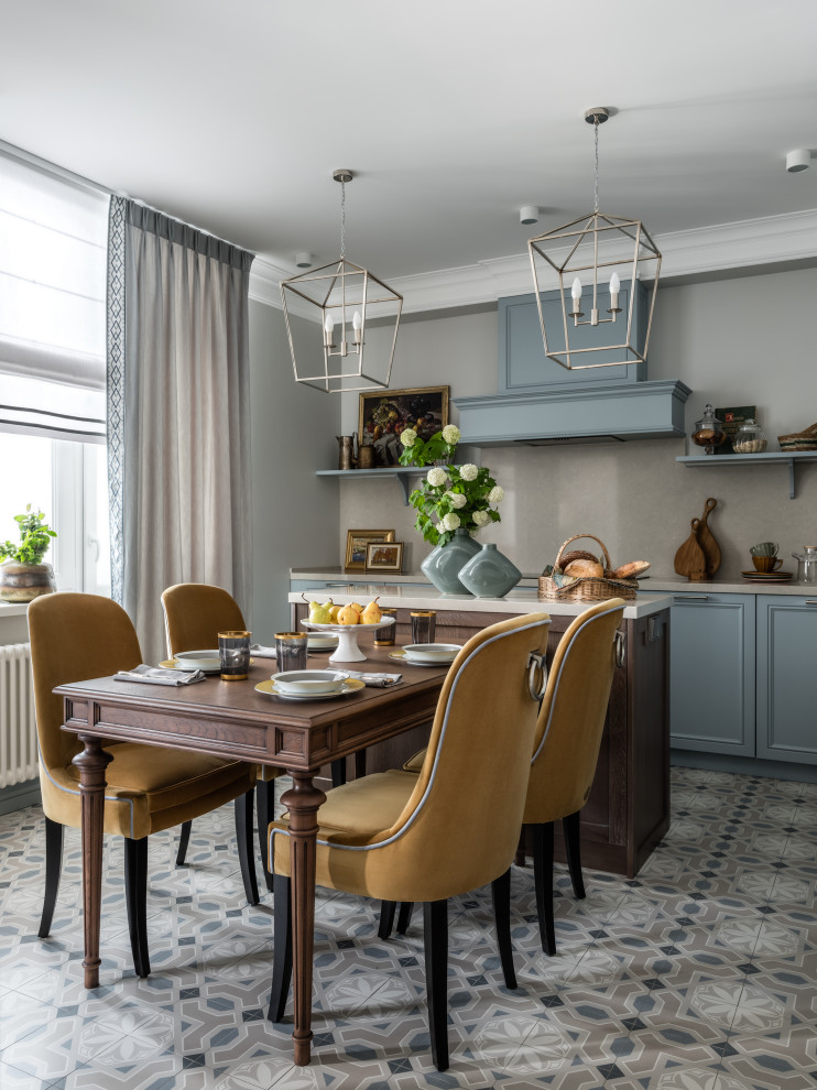 Houzz тур: Одна квартира из двух — интерьер в тёплых серых тонах