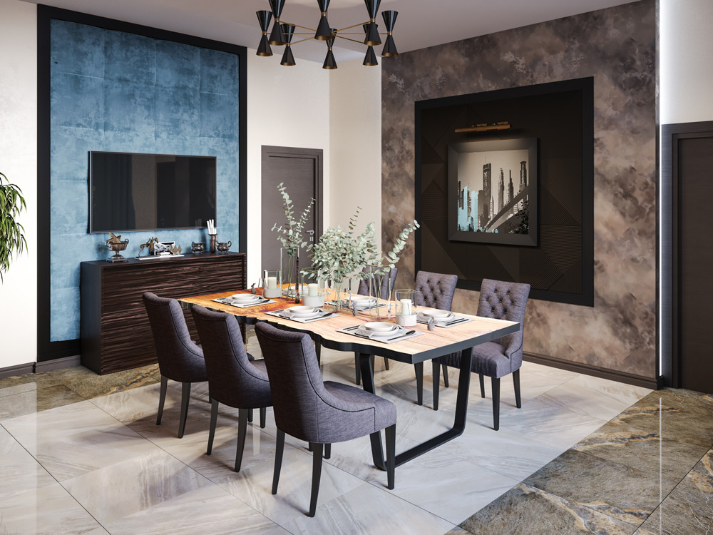 Дизайн проект обеденной зоны