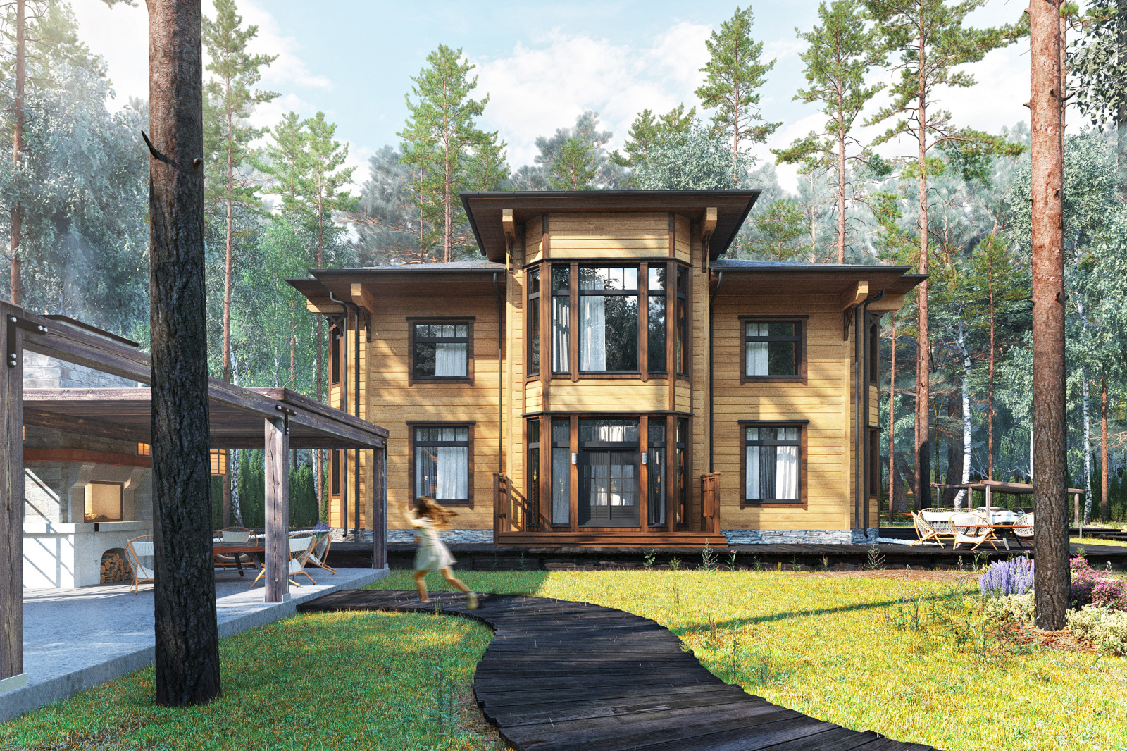 Обложка проекта: Дом из финского бруса