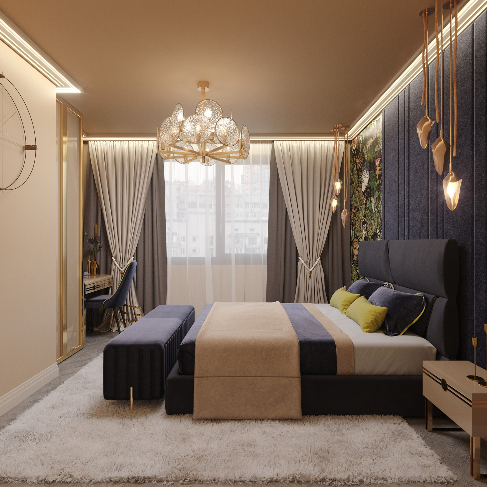 Трехкомнатная квартира Солнечный остров