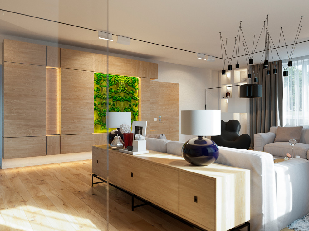 Интерьер гостиной на ул. Римской в г. Хабаровске