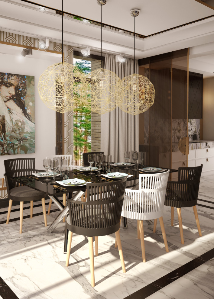 Обложка проекта: Гостиная - кухня