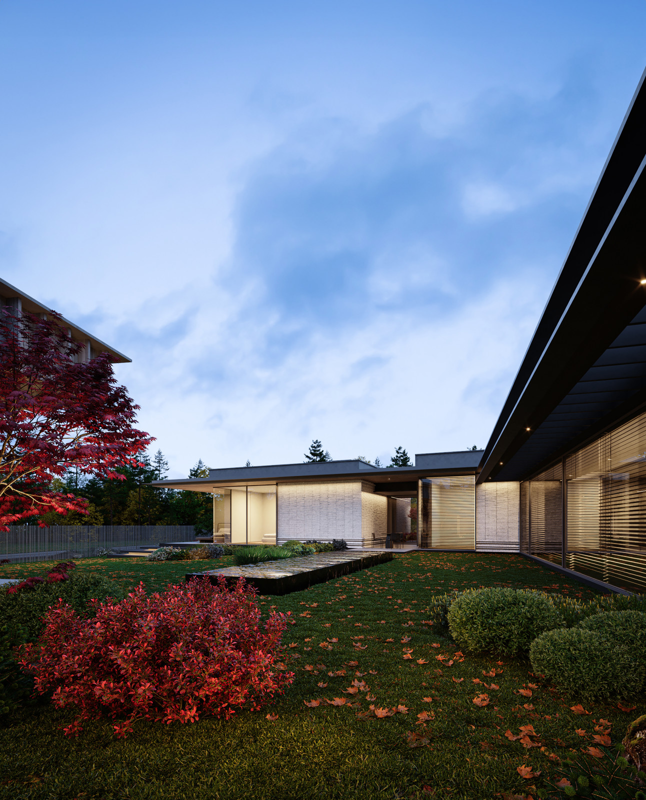 Introspective House рядом с Национальным парком «Лосиный Остров».