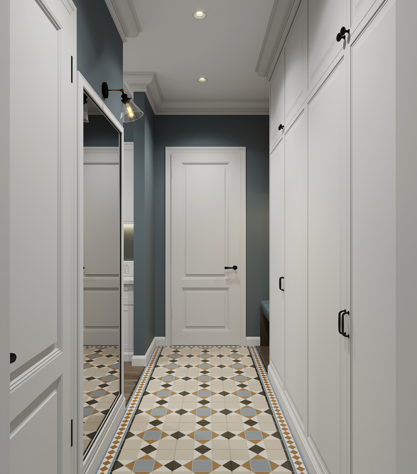 коридор. визуализация