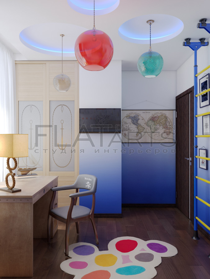 Дизайн 2-ной кв. 67кв.м. Современный стиль