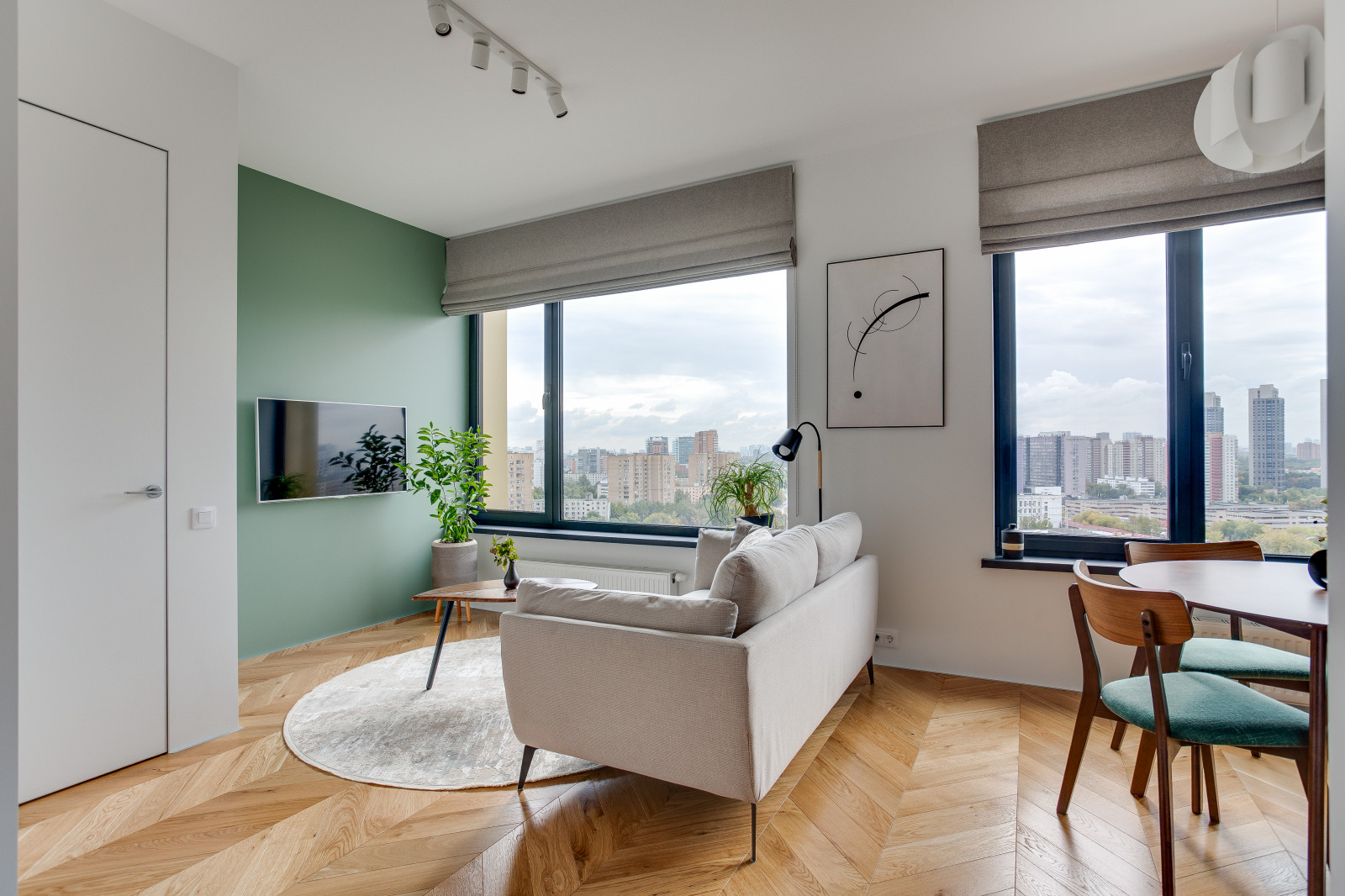 Кухня-гостиная в ЖК Discovery