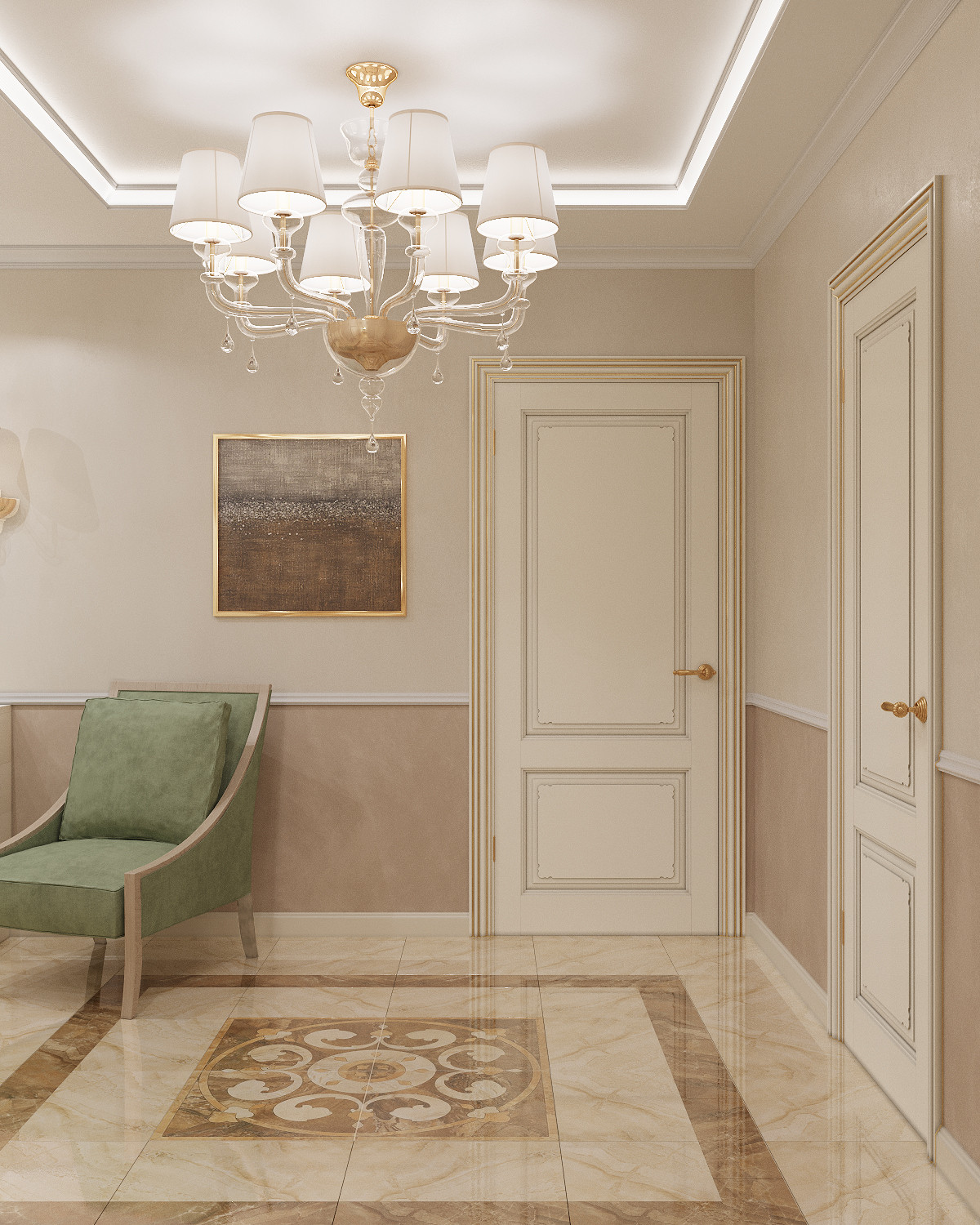 Дизайн квартиры в неоклассическом стиле