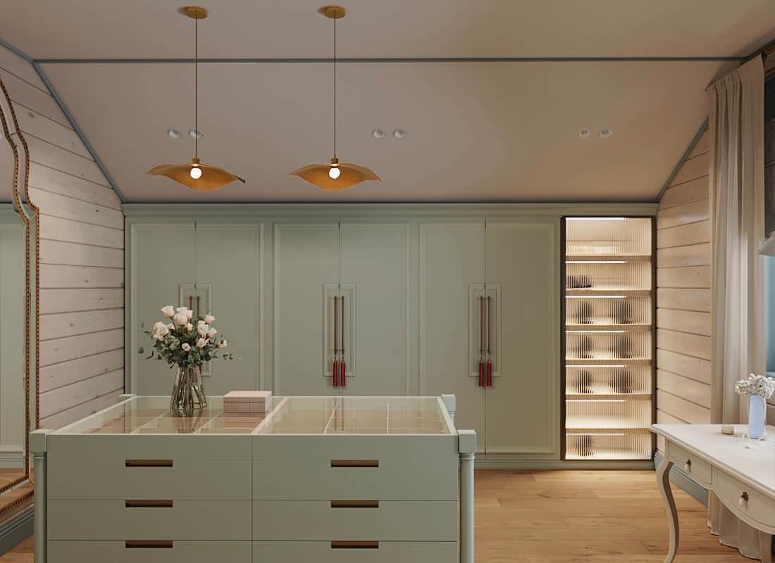 Загородный дом на озере, 230 м2