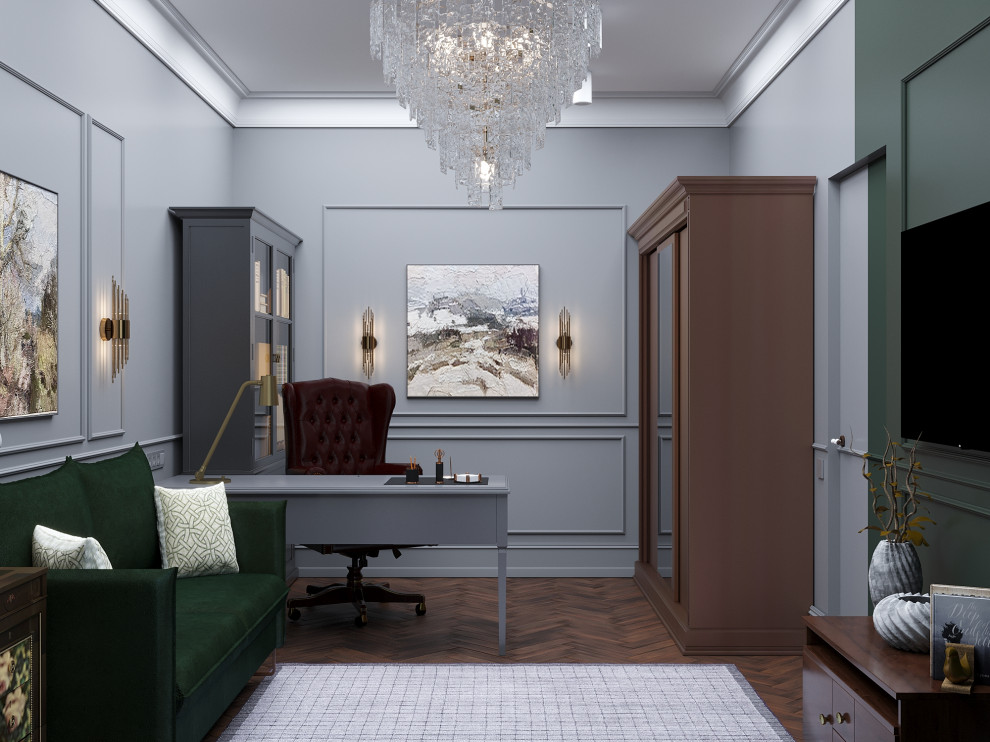 Дизайн-проект трехкомнатной квартиры для пары средних лет.