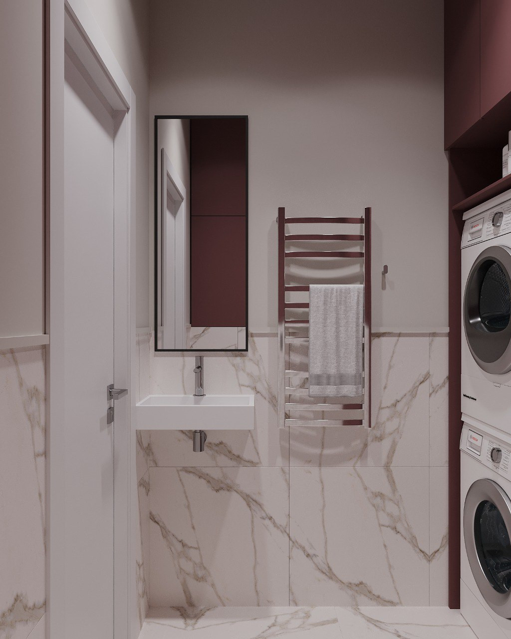 Дизайн 3-х комнатной квартиры в ЖК ГАЛАКТИКА PRO