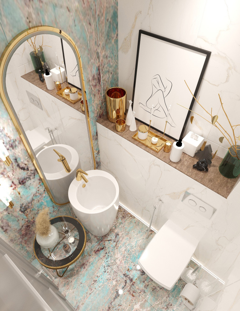 Обложка проекта: Гостевой санузел 2 кв.м. В ЖК «ЖУКОВКА»