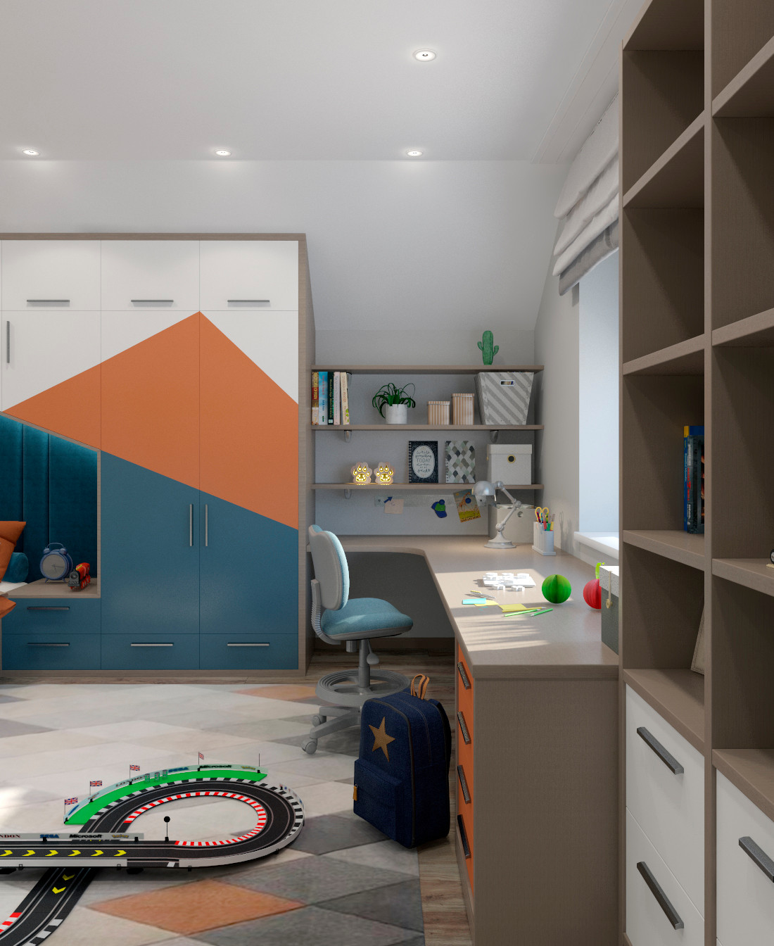 детская в современном стиле