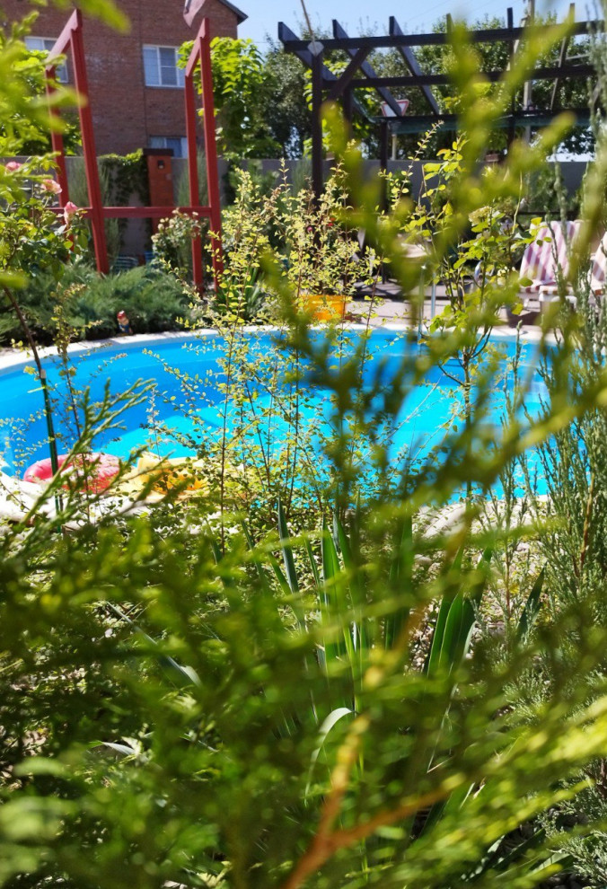 Зона отдыха в частном саду