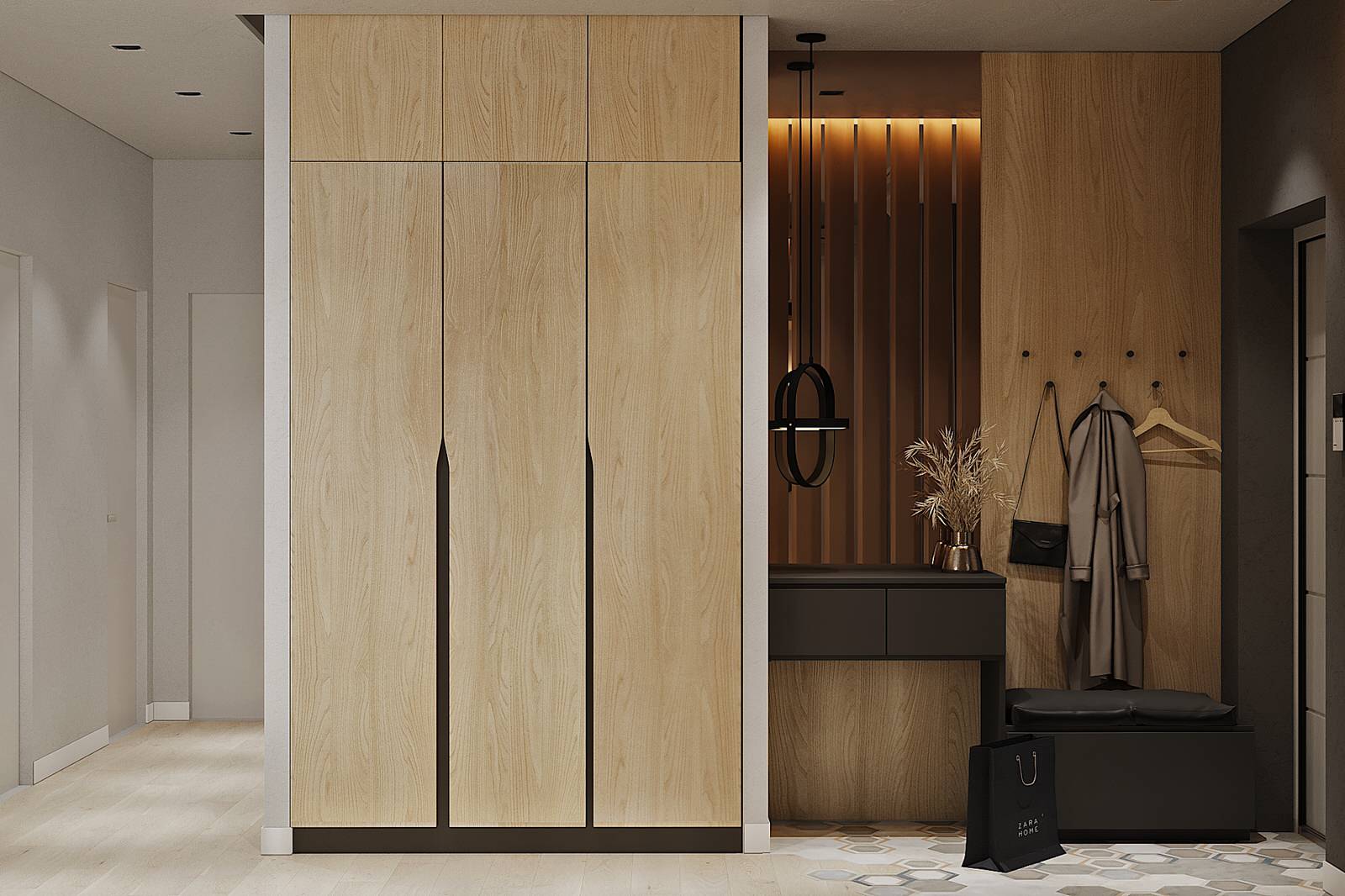 Эклектичная гостиная в Москве