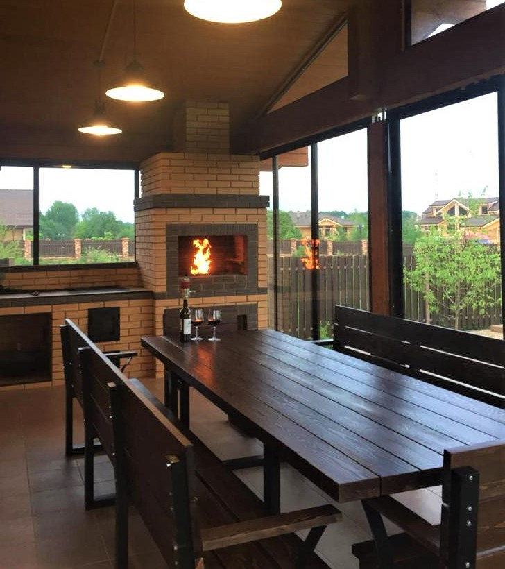 Садовая мебель из массива